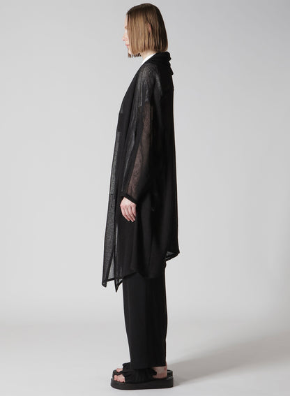 LENO CLOTH SCARF JACKET