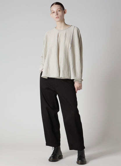 JERSEY A-LINE FLARE PULLOVER