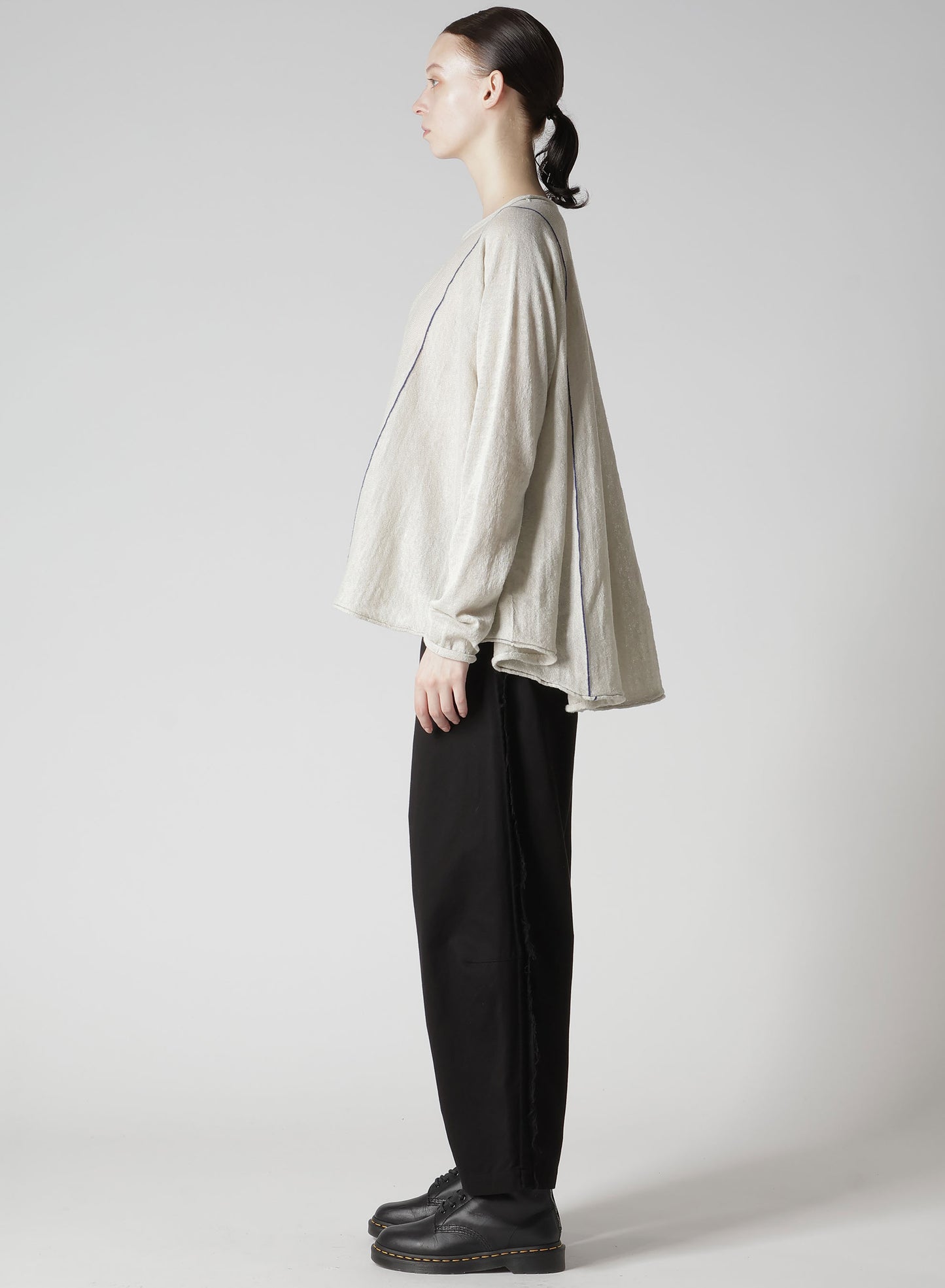 JERSEY A-LINE FLARE PULLOVER