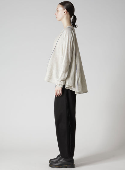 JERSEY A-LINE FLARE PULLOVER