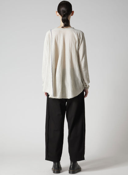 JERSEY A-LINE FLARE PULLOVER