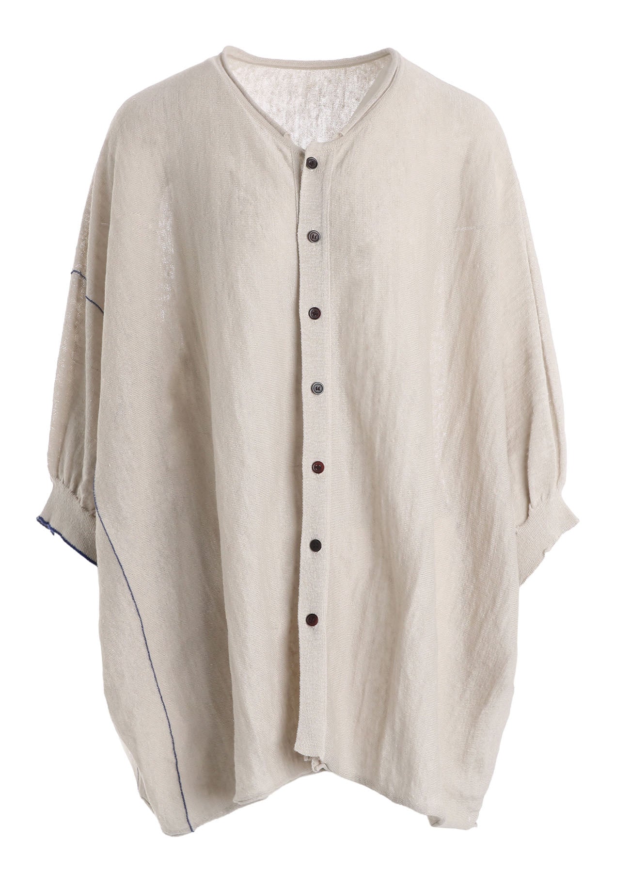 JERSEY 1/2 SLEEVE BIG CARDIGAN