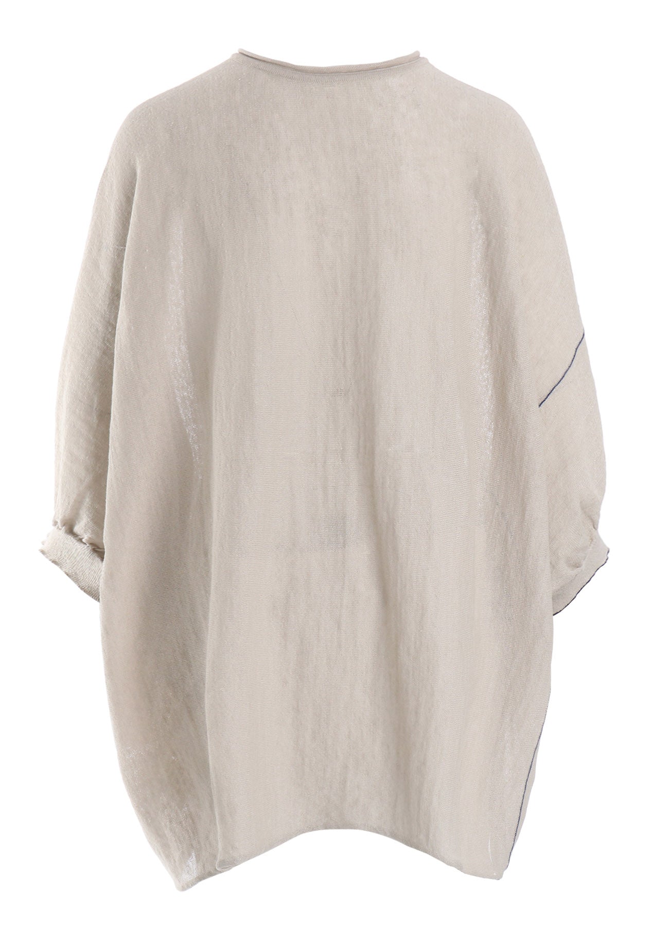 JERSEY 1/2 SLEEVE BIG CARDIGAN