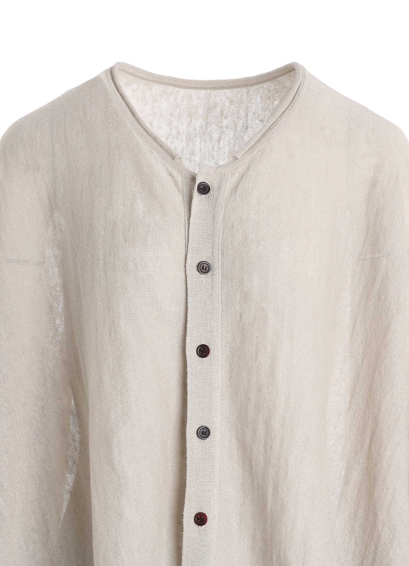 JERSEY 1/2 SLEEVE BIG CARDIGAN