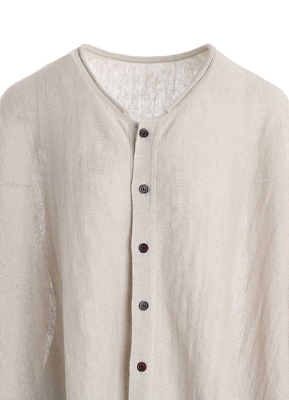 JERSEY 1/2 SLEEVE BIG CARDIGAN