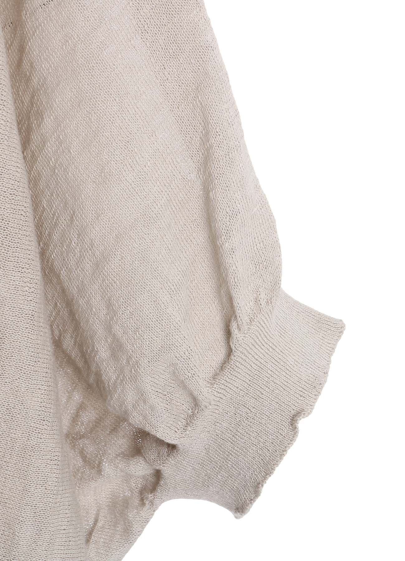 JERSEY 1/2 SLEEVE BIG CARDIGAN