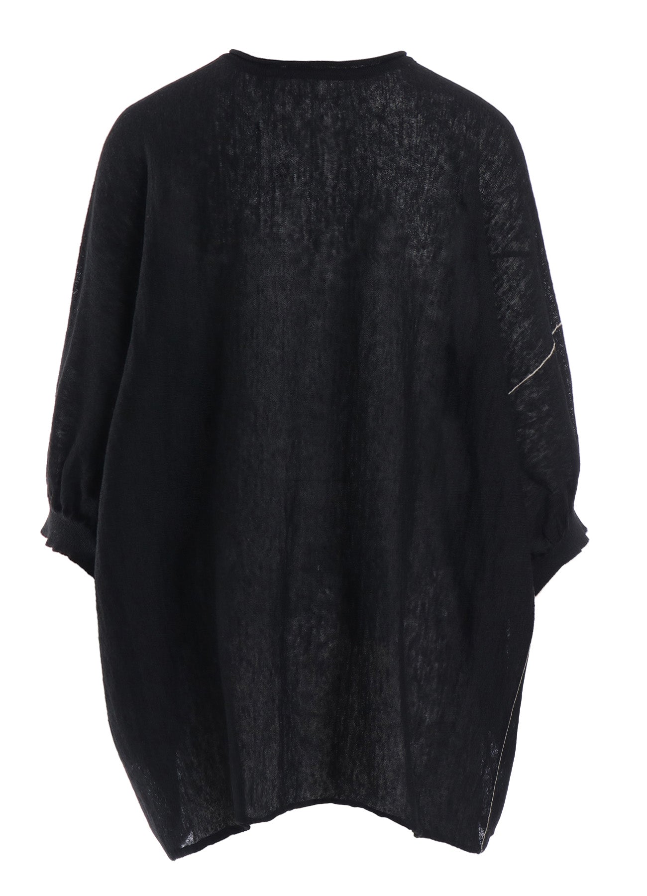 JERSEY 1/2 SLEEVE BIG CARDIGAN