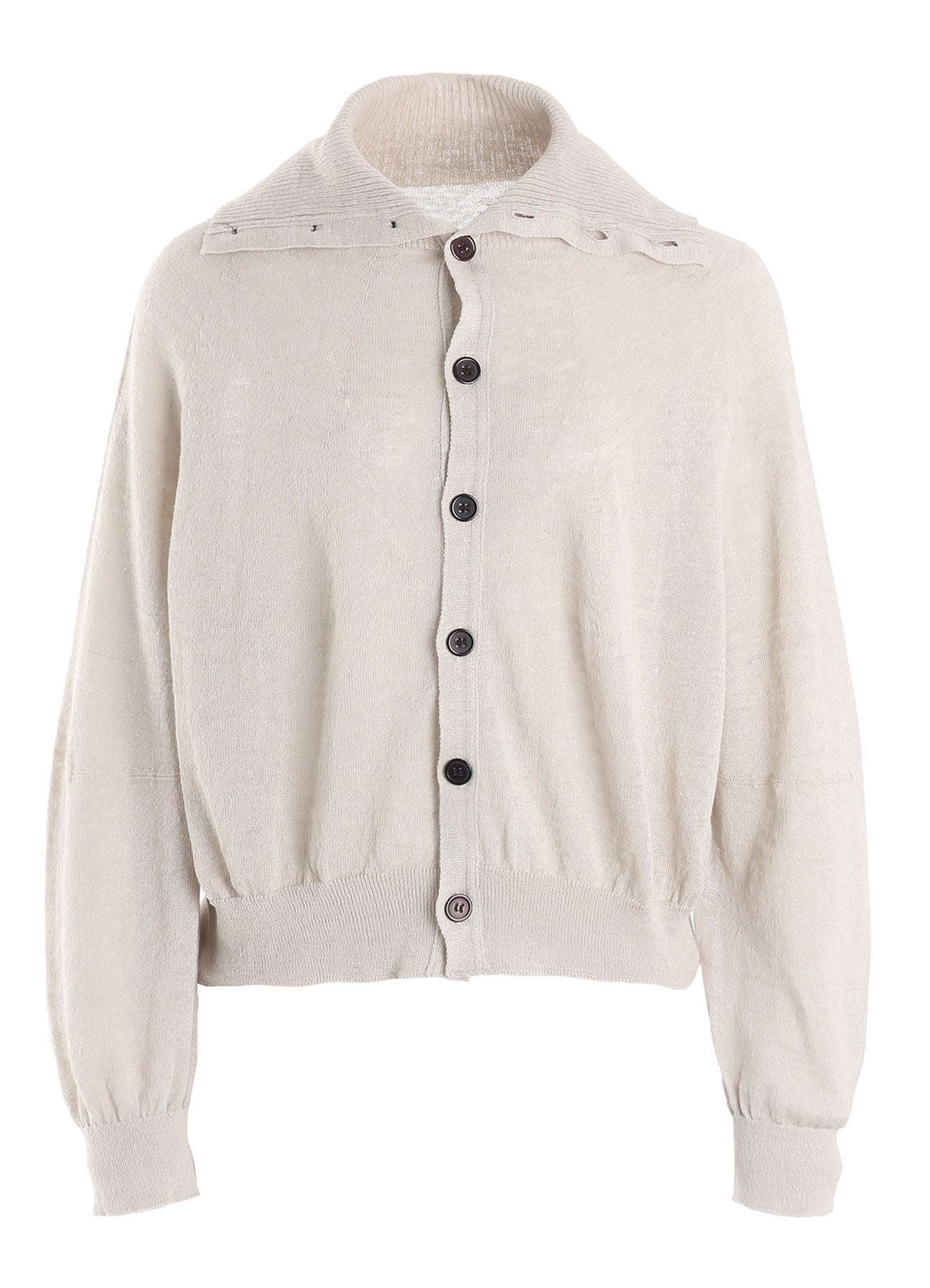 JERSEY CARDIGAN WITH COLLAR