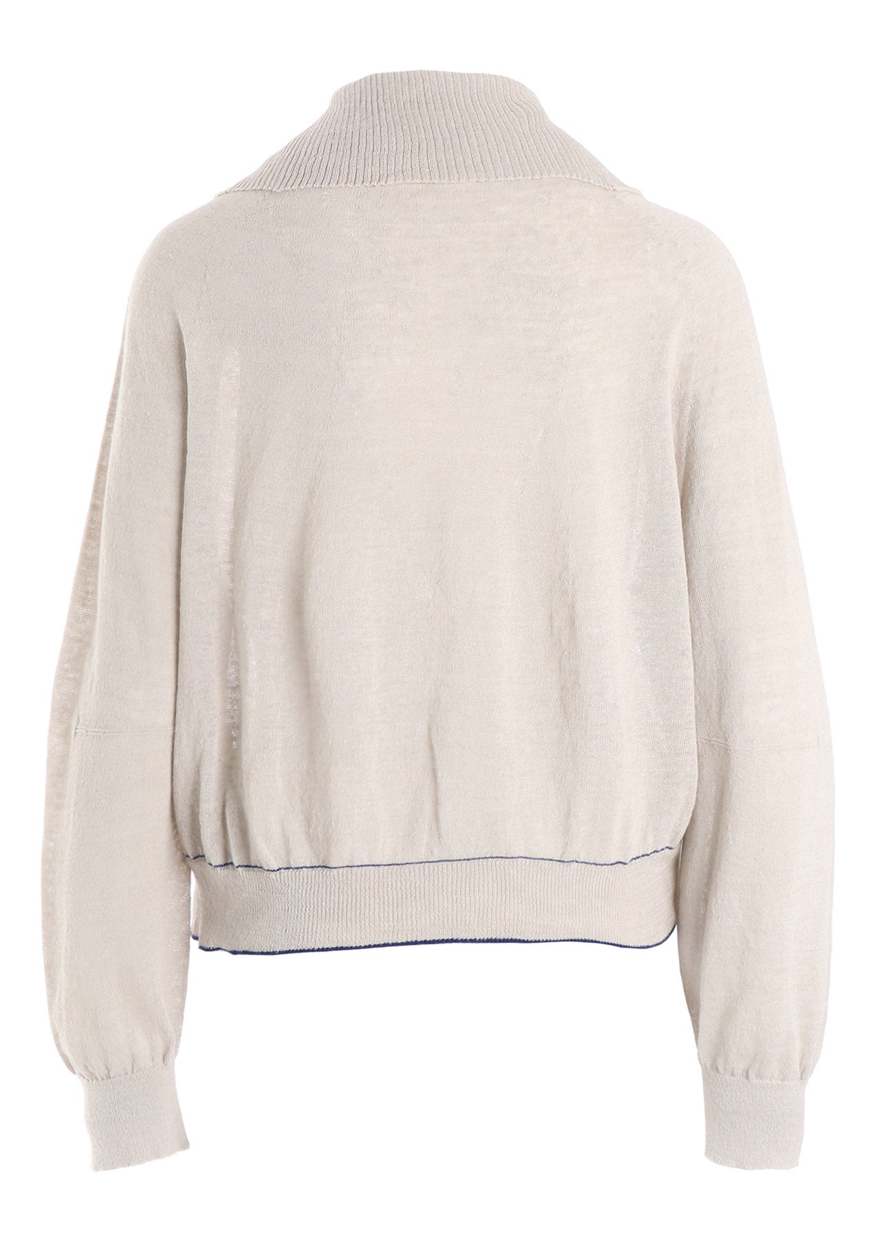 JERSEY CARDIGAN WITH COLLAR