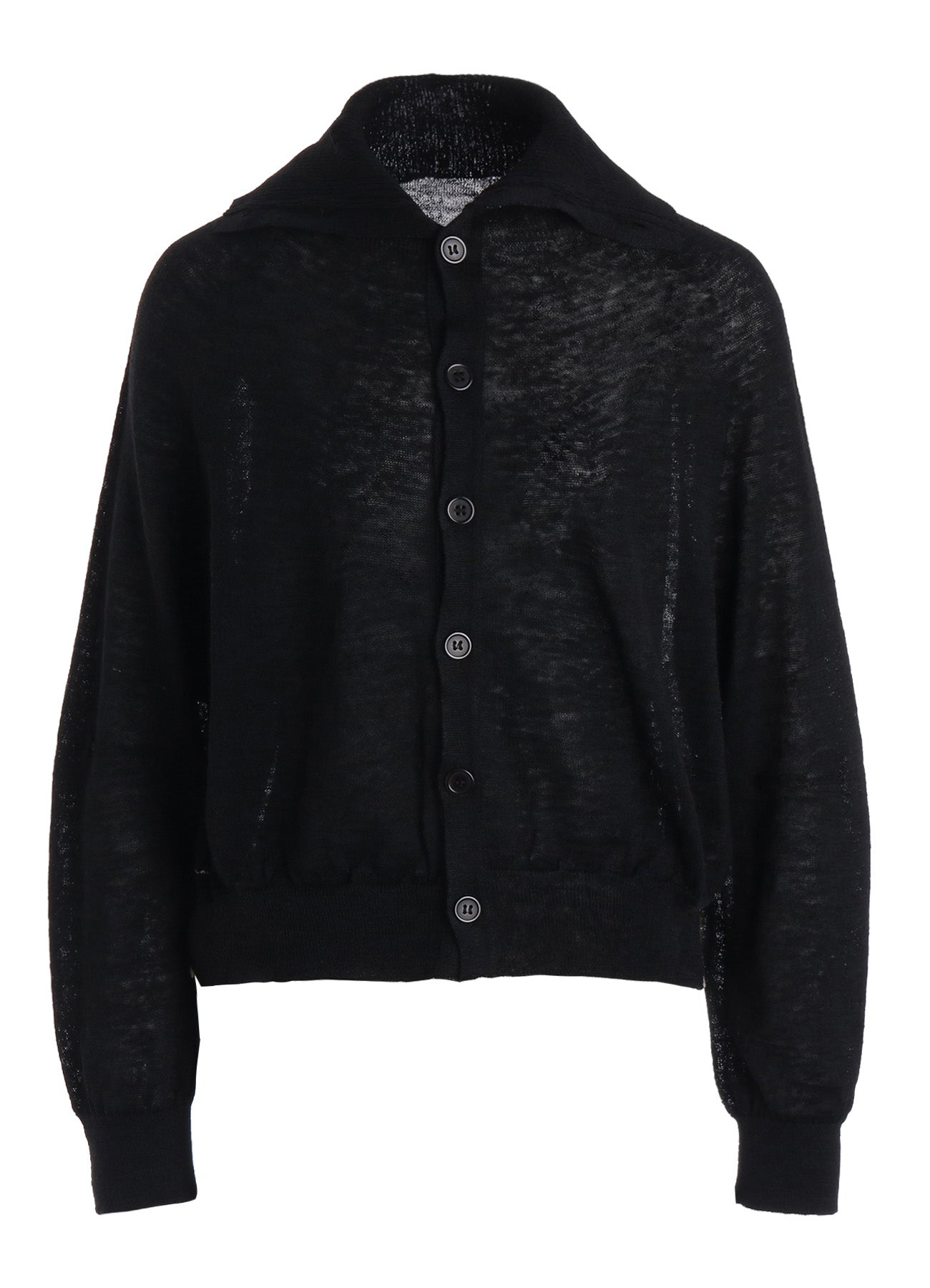 JERSEY CARDIGAN WITH COLLAR