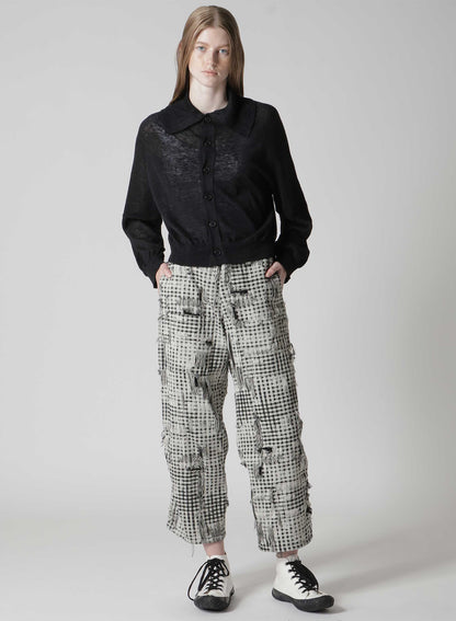 JERSEY CARDIGAN WITH COLLAR