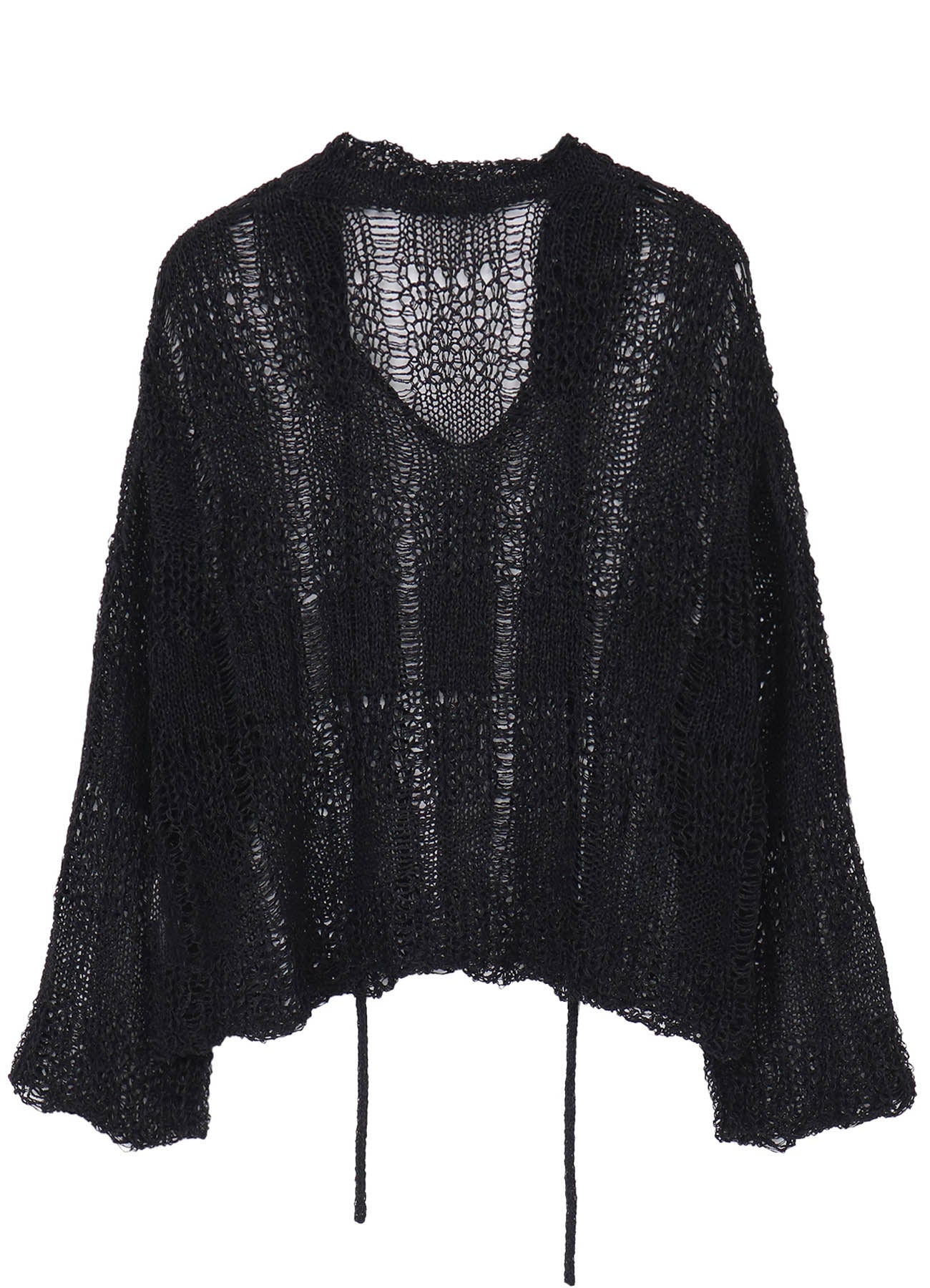 PLAID LOOSE-KNIT LONG SLEEVE PULLOVER