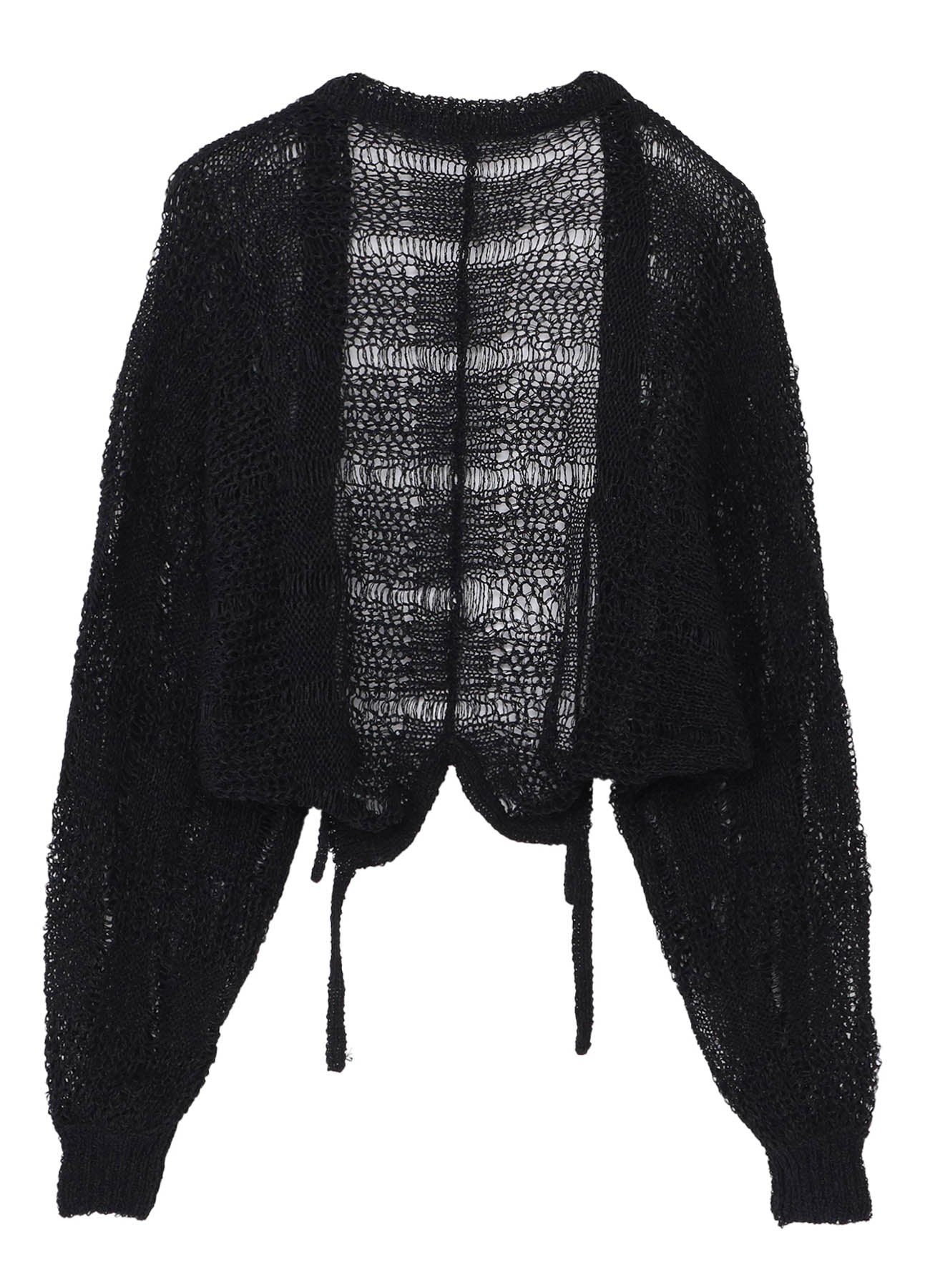 PLAID LOOSE-KNIT BOLERO