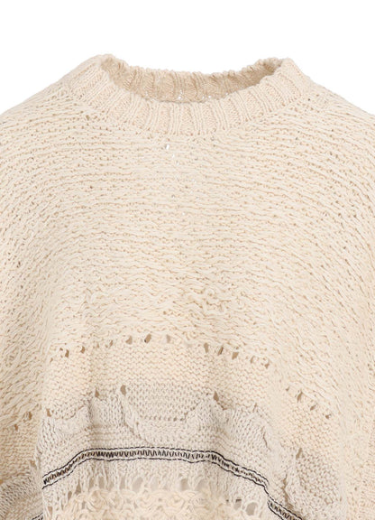 MIXED-MATERIAL ASYMMETRIC VEST