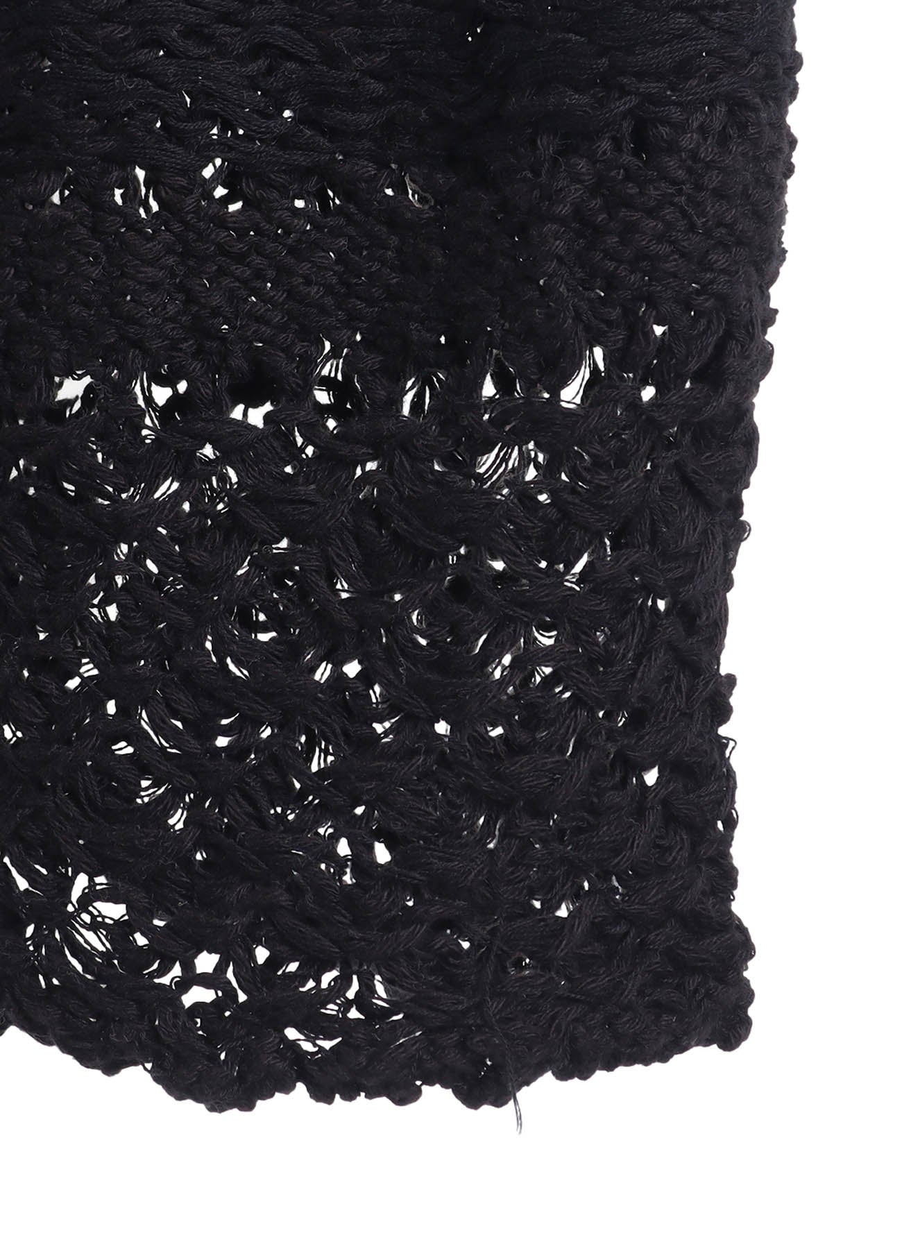 MIXED-MATERIAL LONG-SLEEVE PULLOVER