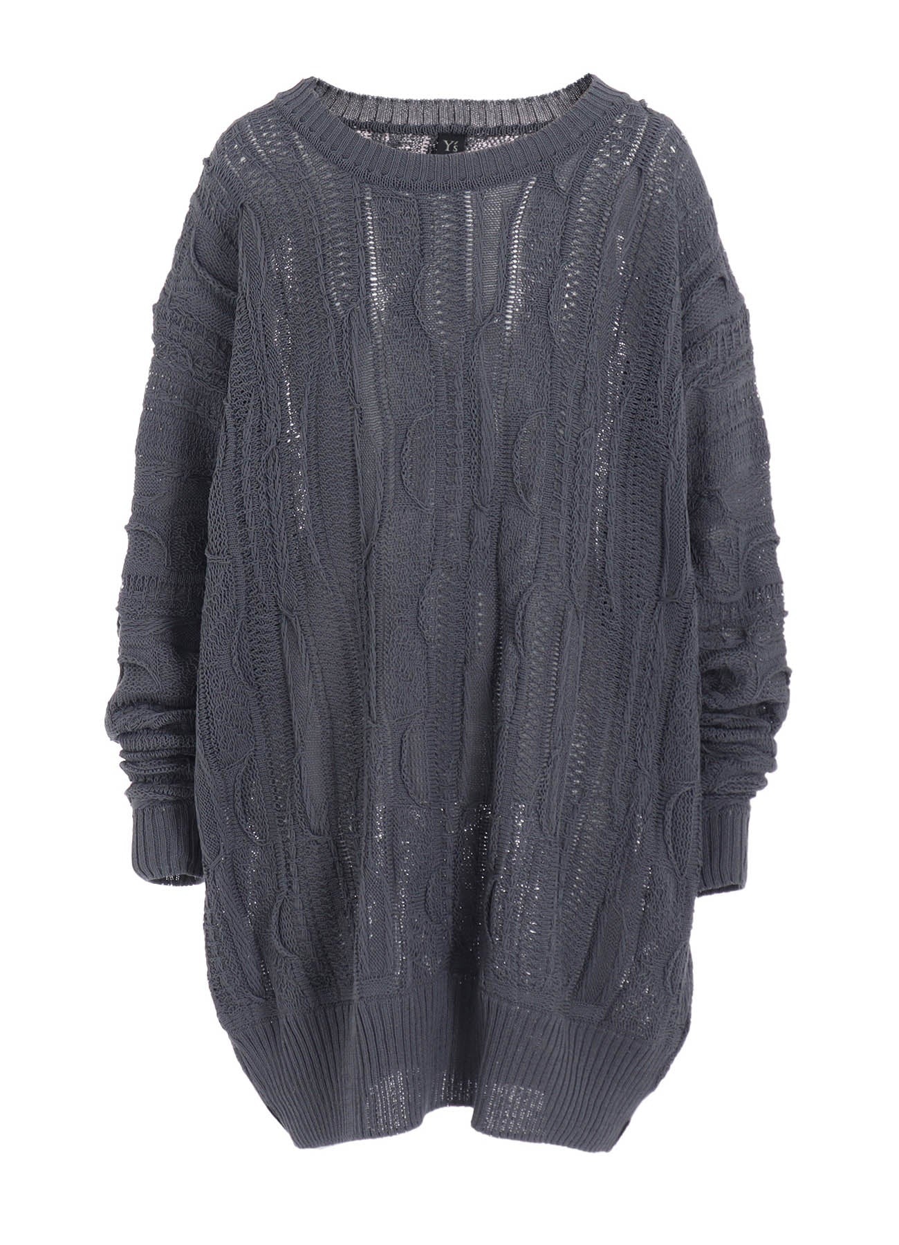 3D CABLE KNIT BIG PULLOVER