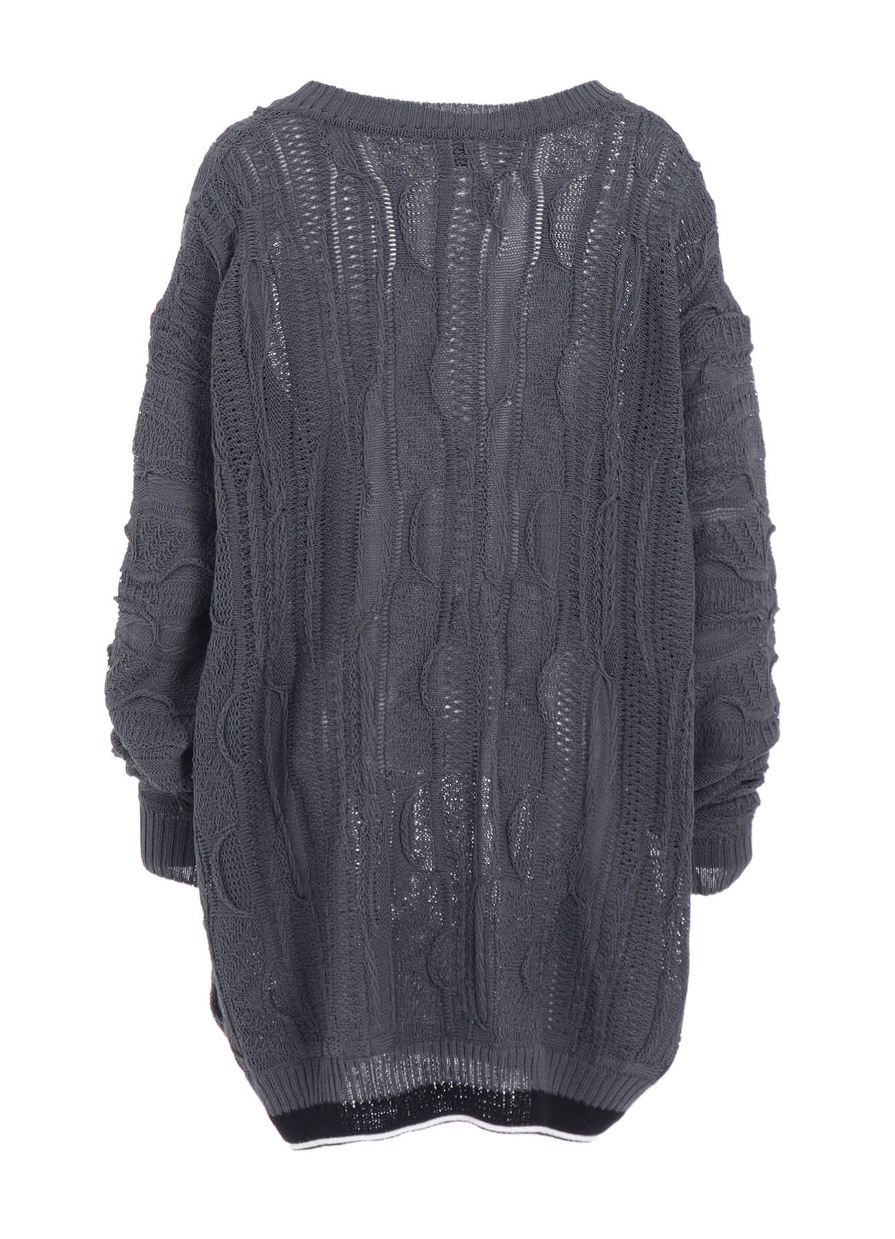 3D CABLE KNIT BIG PULLOVER