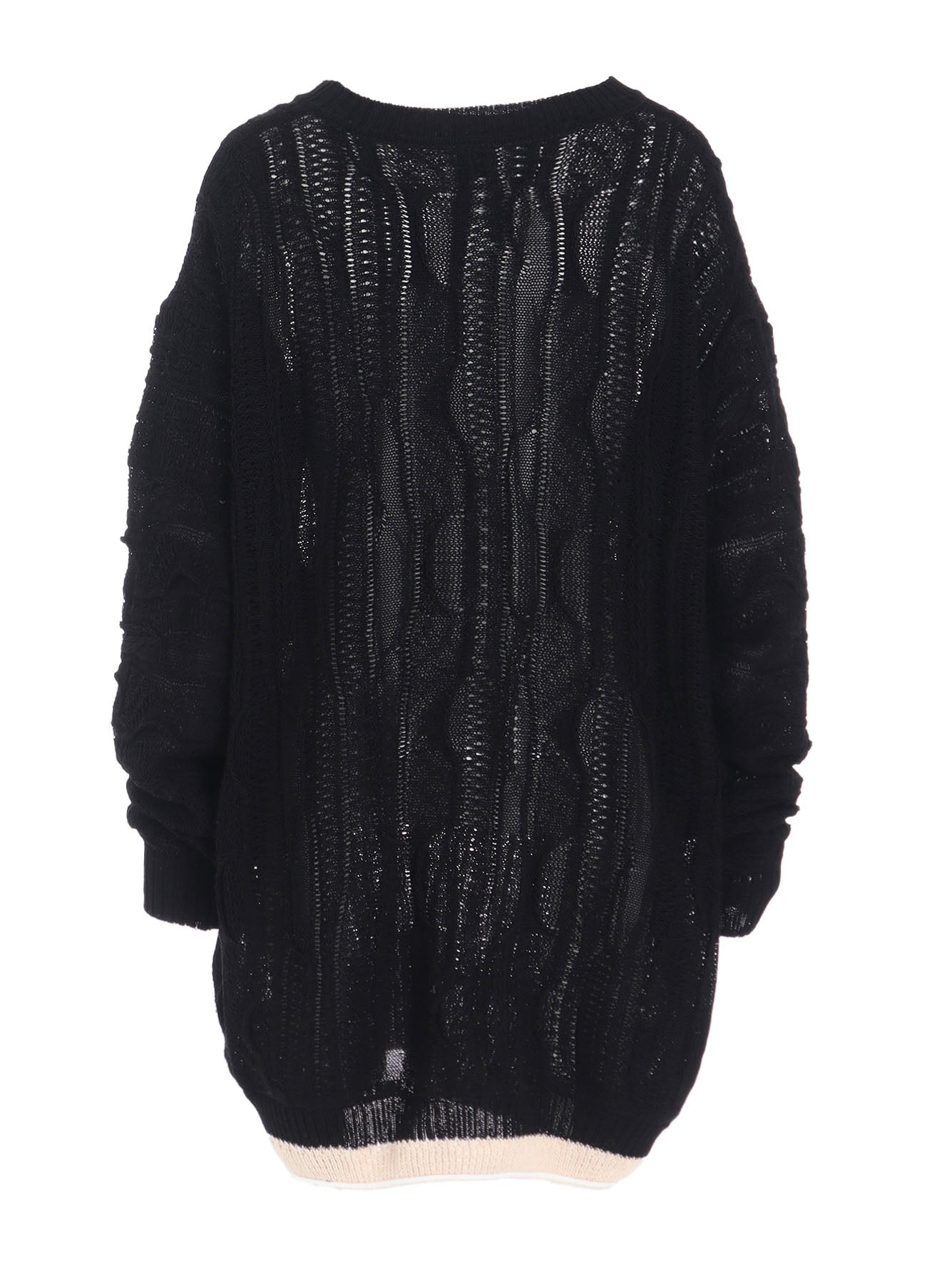 3D CABLE KNIT BIG PULLOVER