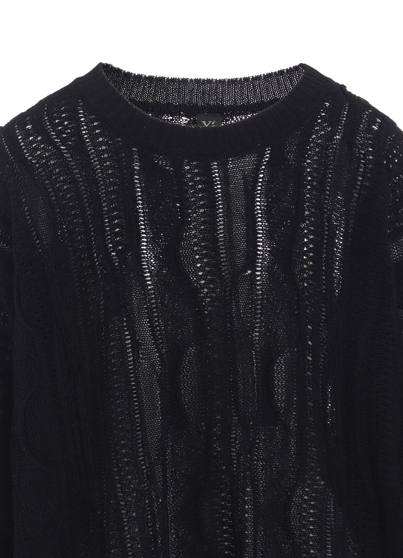 3D CABLE KNIT BIG PULLOVER