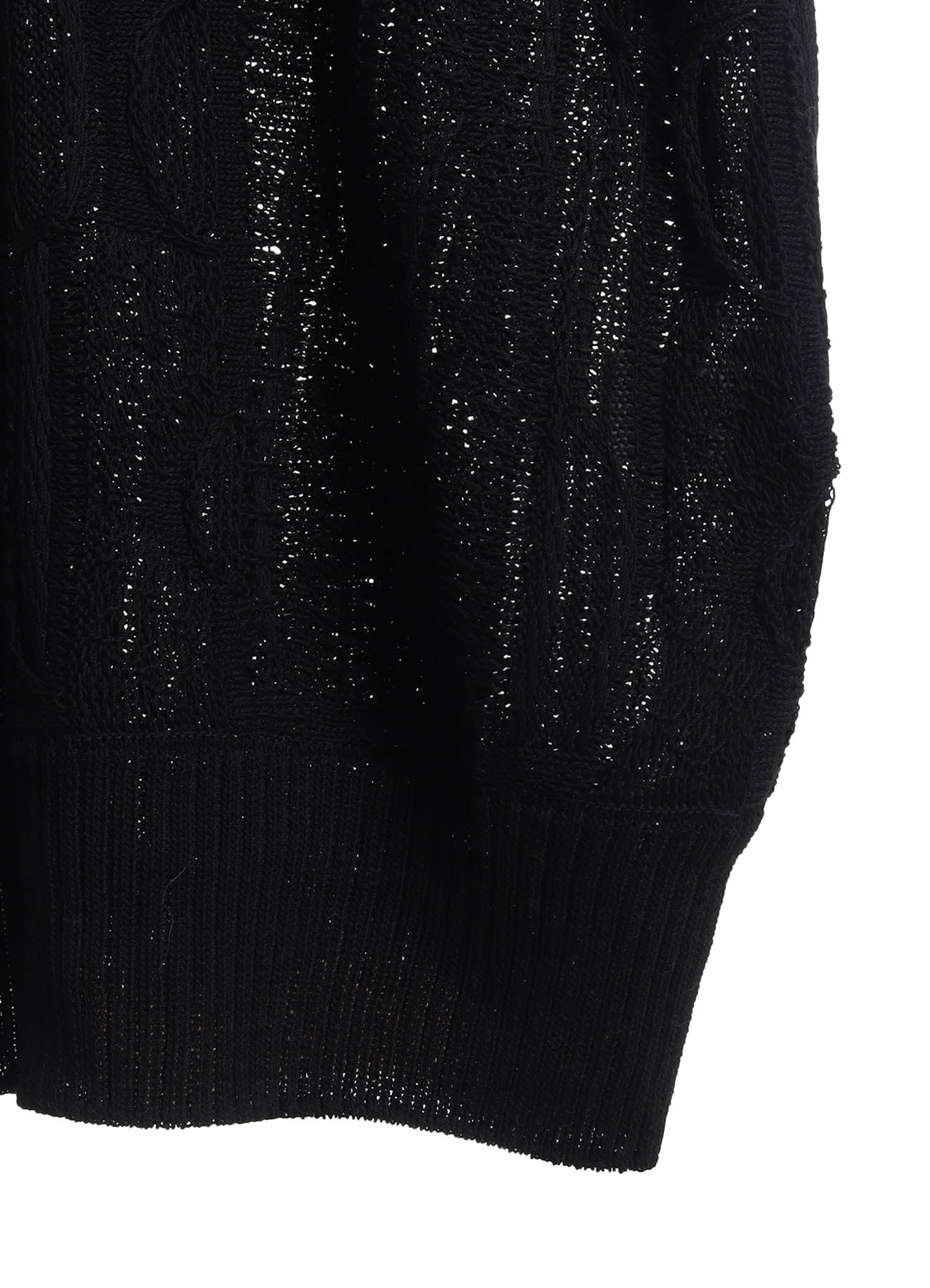 3D CABLE KNIT BIG PULLOVER