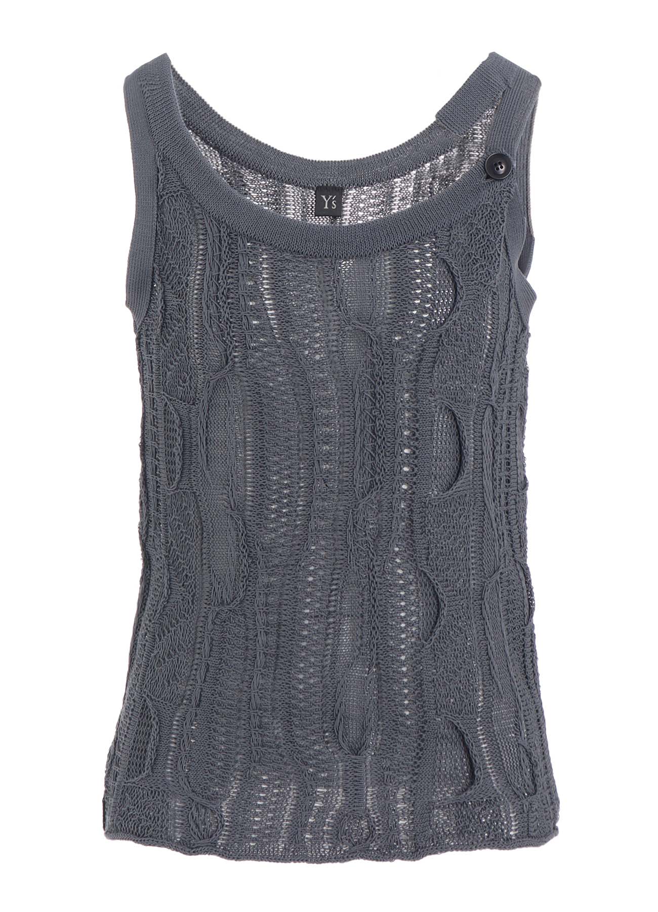3D CABLE KNIT TANKTOP