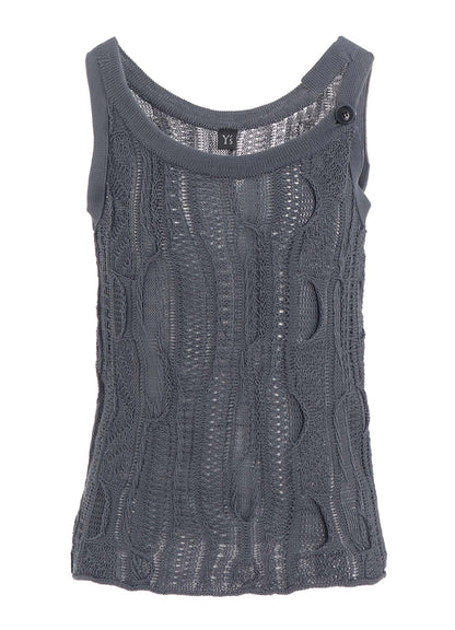3D CABLE KNIT TANKTOP