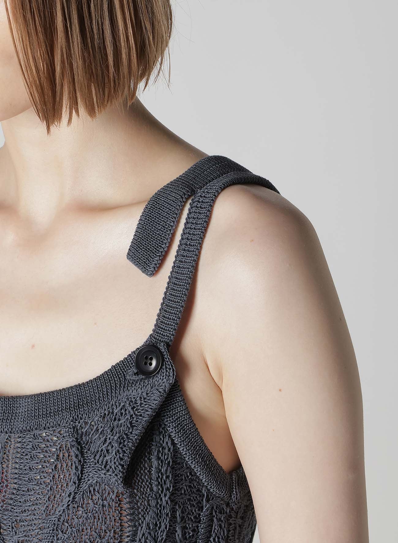 3D CABLE KNIT TANKTOP