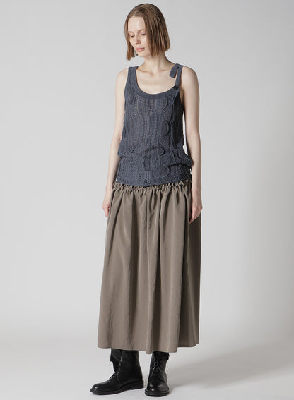 3D CABLE KNIT TANKTOP