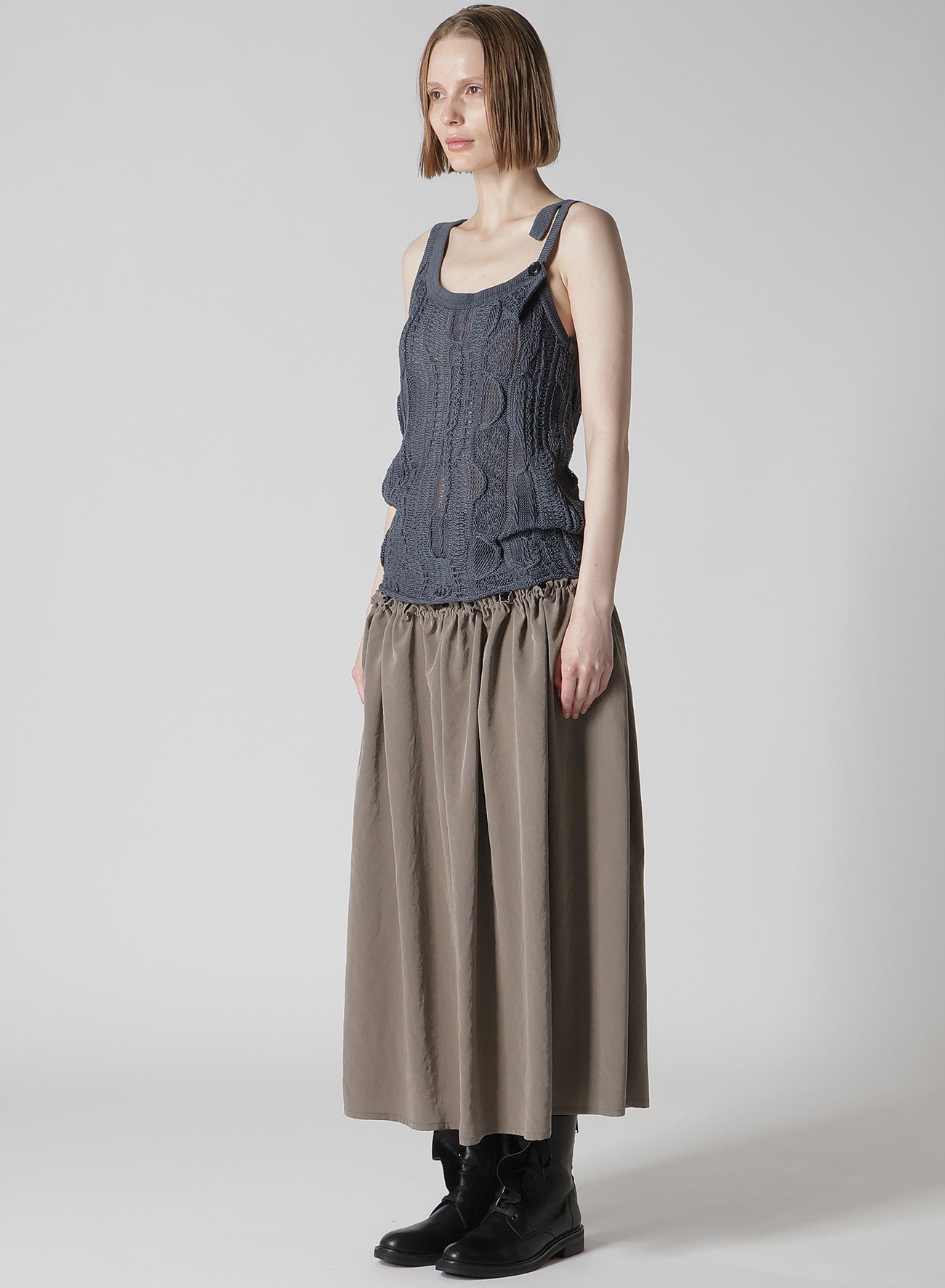 3D CABLE KNIT TANKTOP