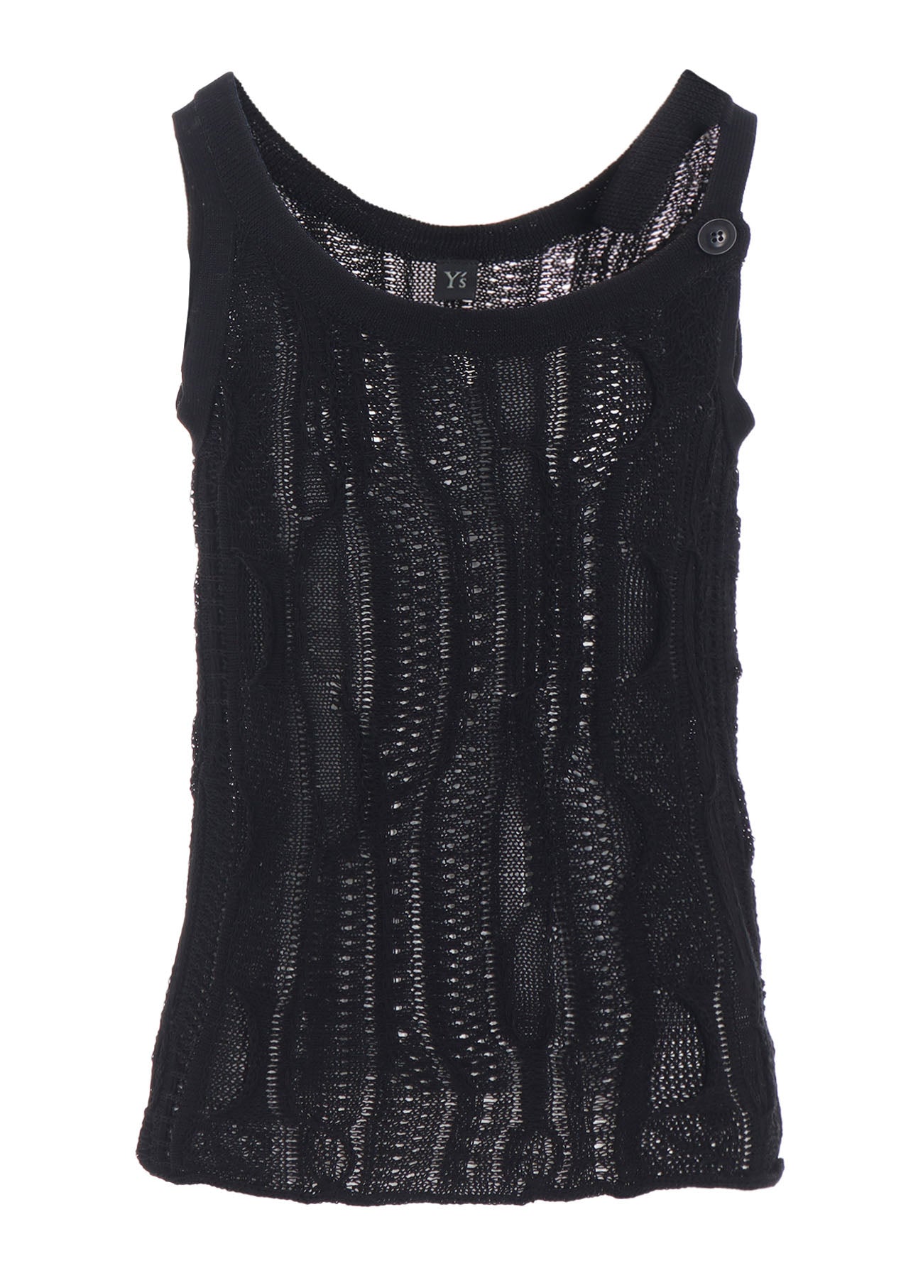 3D CABLE KNIT TANKTOP – THE SHOP YOHJI YAMAMOTO