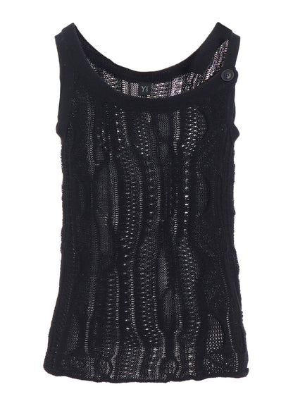 3D CABLE KNIT TANKTOP