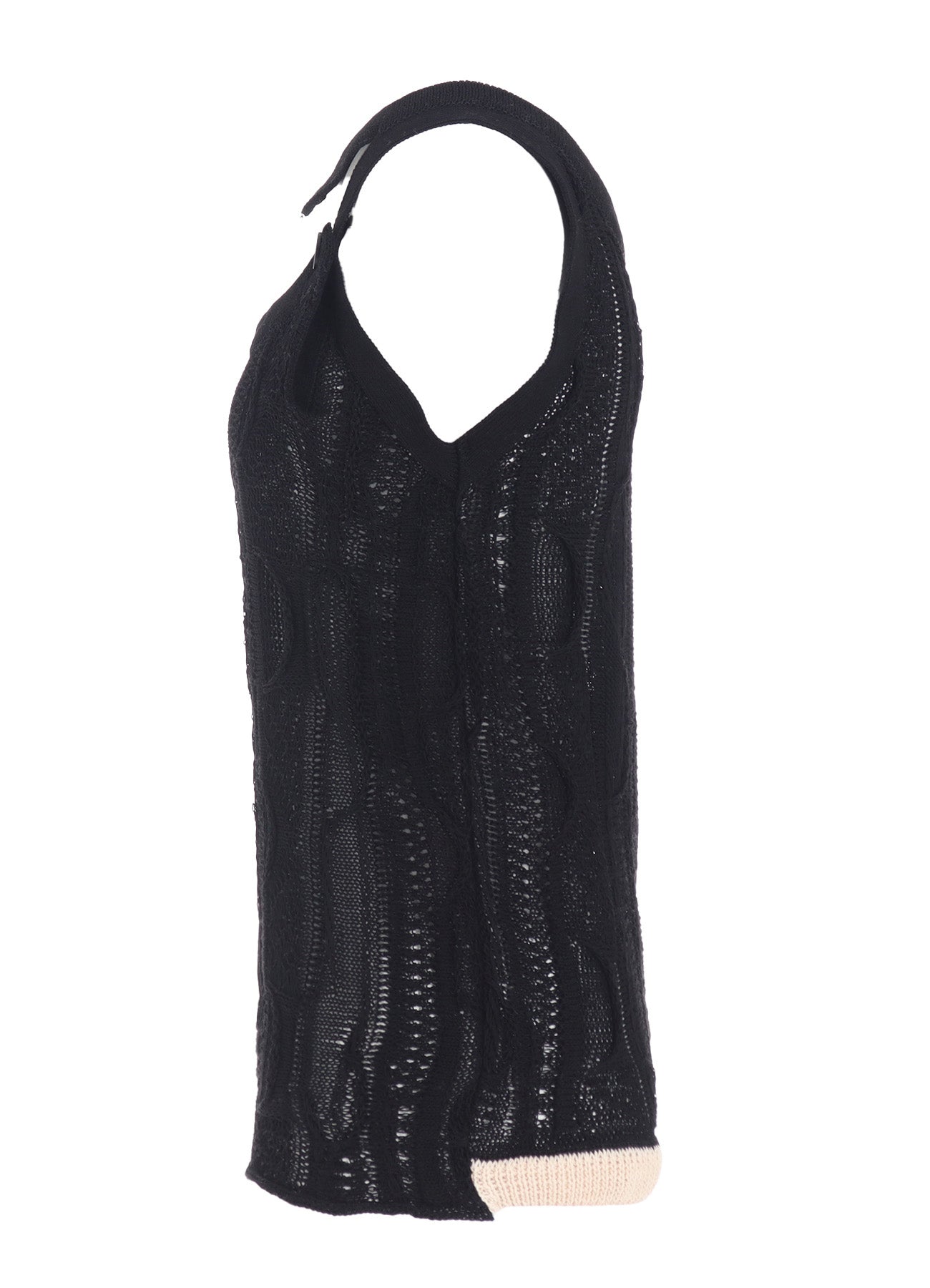 3D CABLE KNIT TANKTOP – THE SHOP YOHJI YAMAMOTO