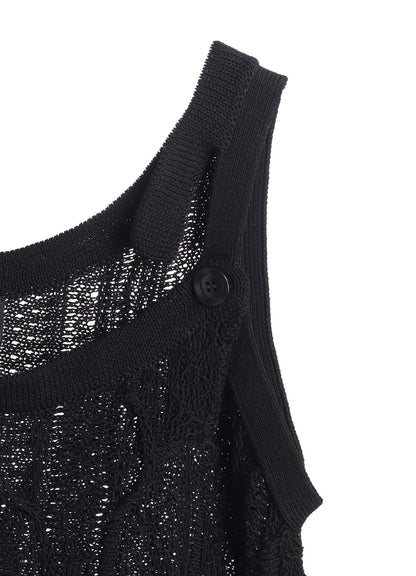 3D CABLE KNIT TANKTOP