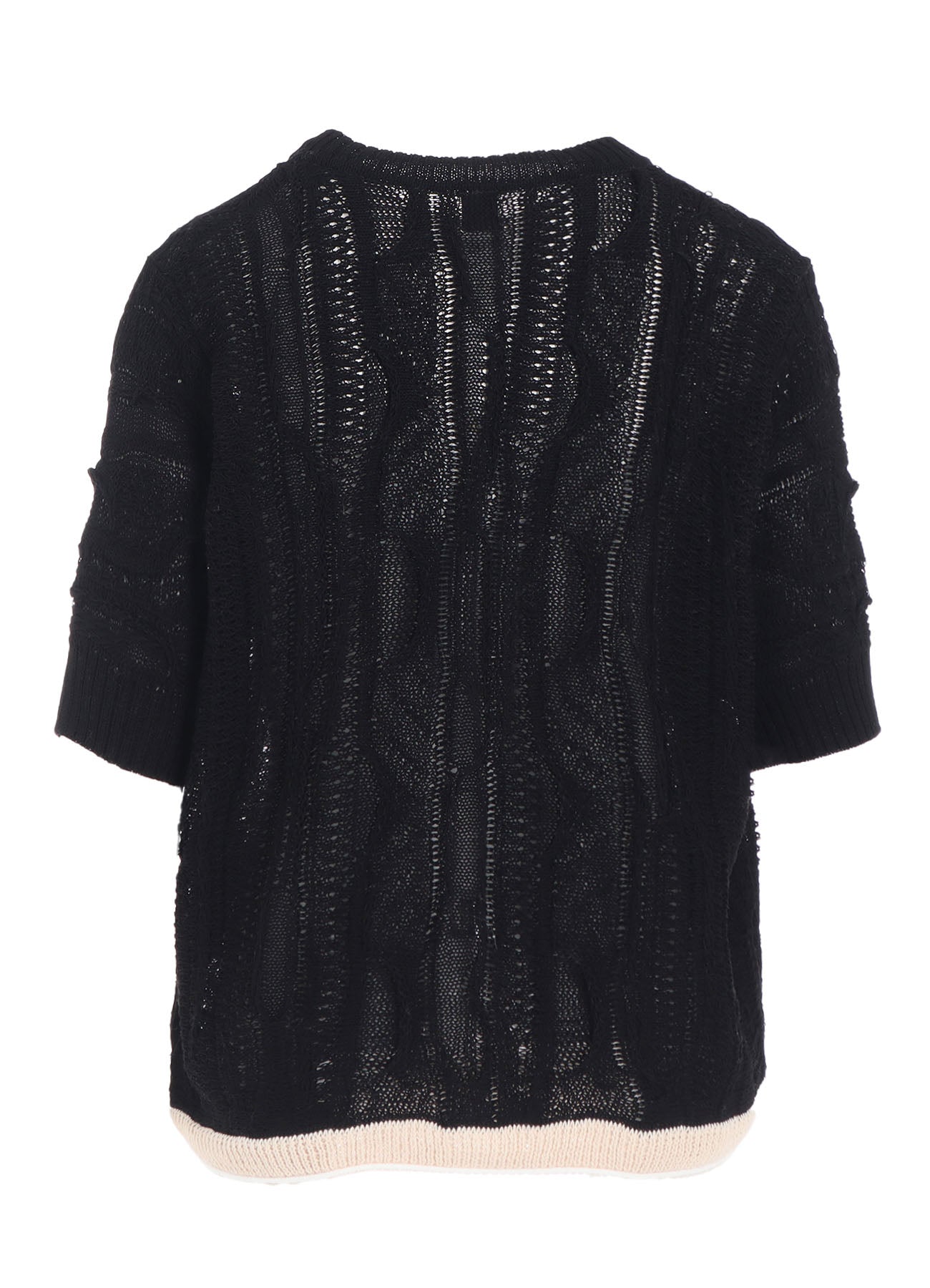 3D CABLE KNIT CARDIGAN