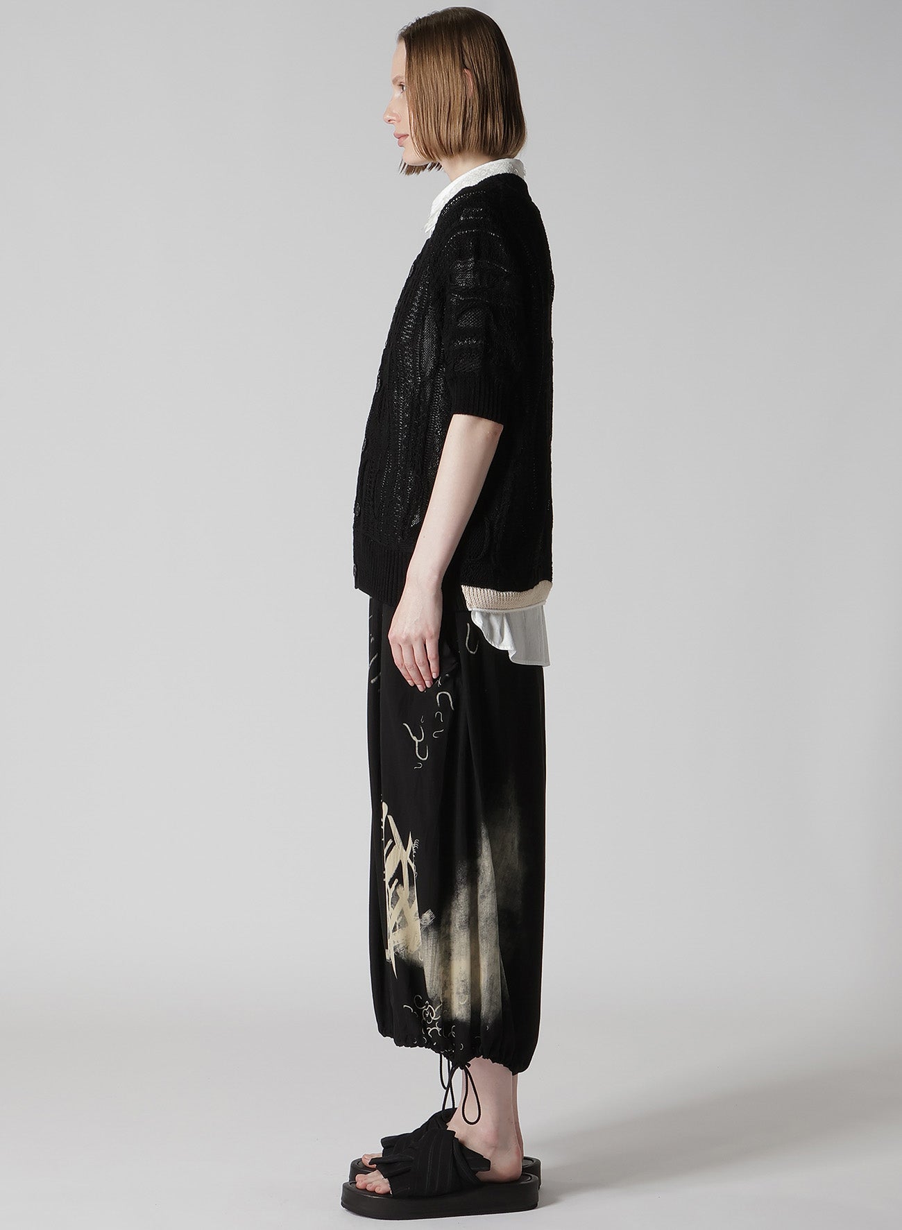 3D CABLE KNIT CARDIGAN