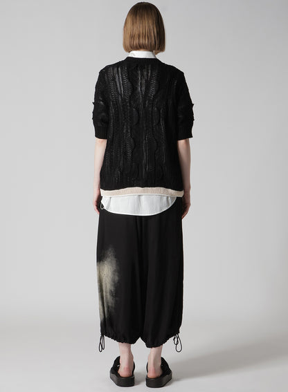 3D CABLE KNIT CARDIGAN