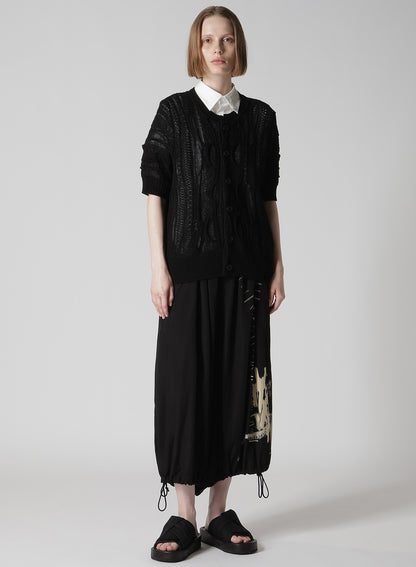 3D CABLE KNIT CARDIGAN