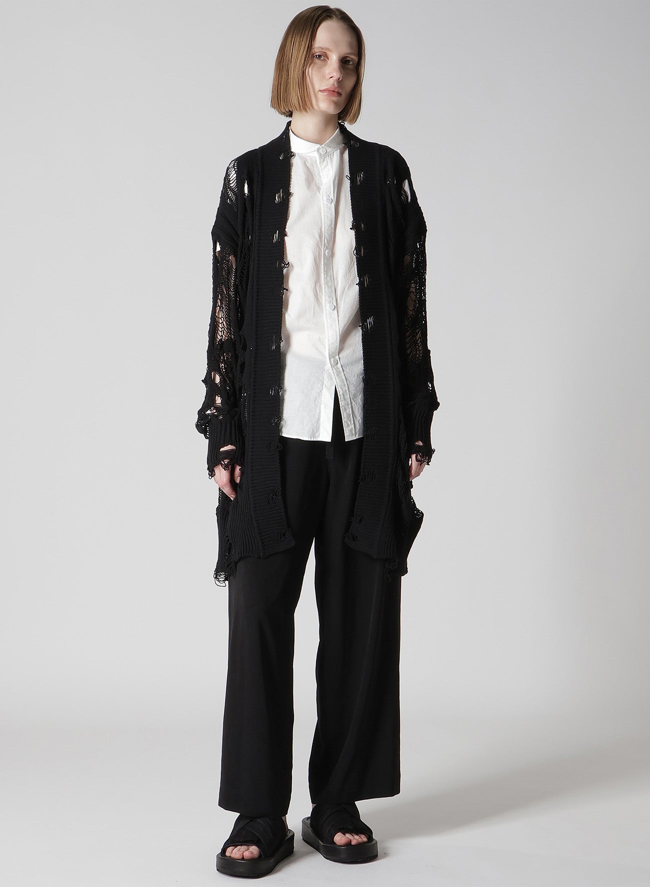 THREAD DESIGN KNIT CARDIGAN – THE SHOP YOHJI YAMAMOTO