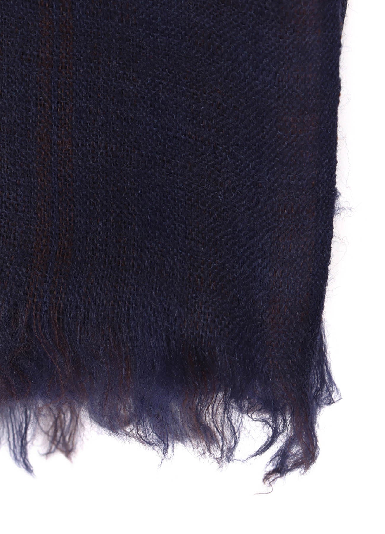 WOOL/SILK PLAID SCARF