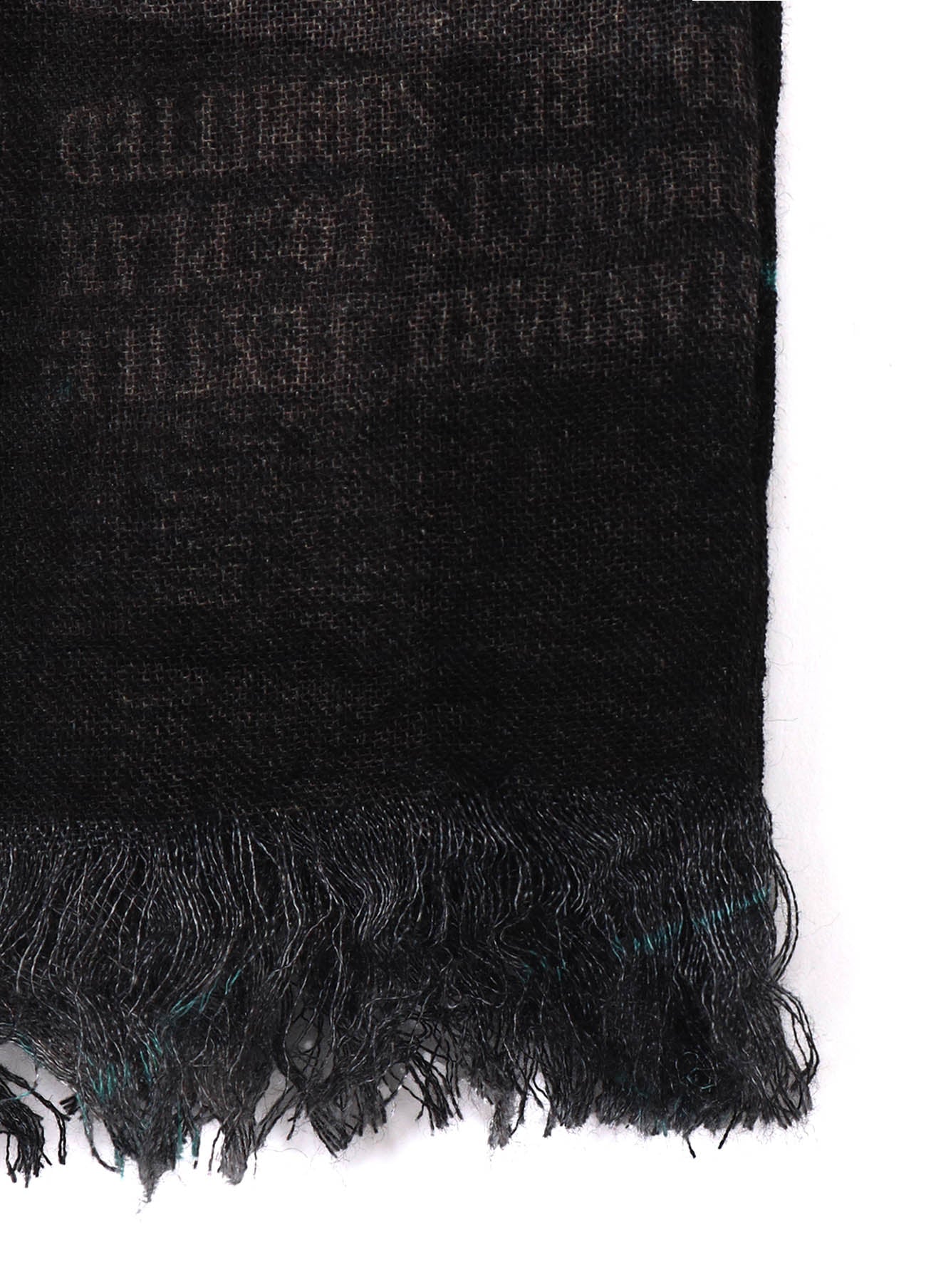 RAYON/LINEN NEWSPAPER PRINT SCARF