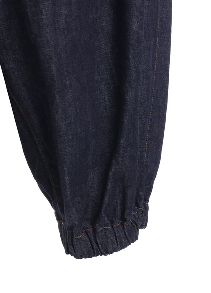 6OZ DENIM DOUBLE ELASTIC WAIST PANTS
