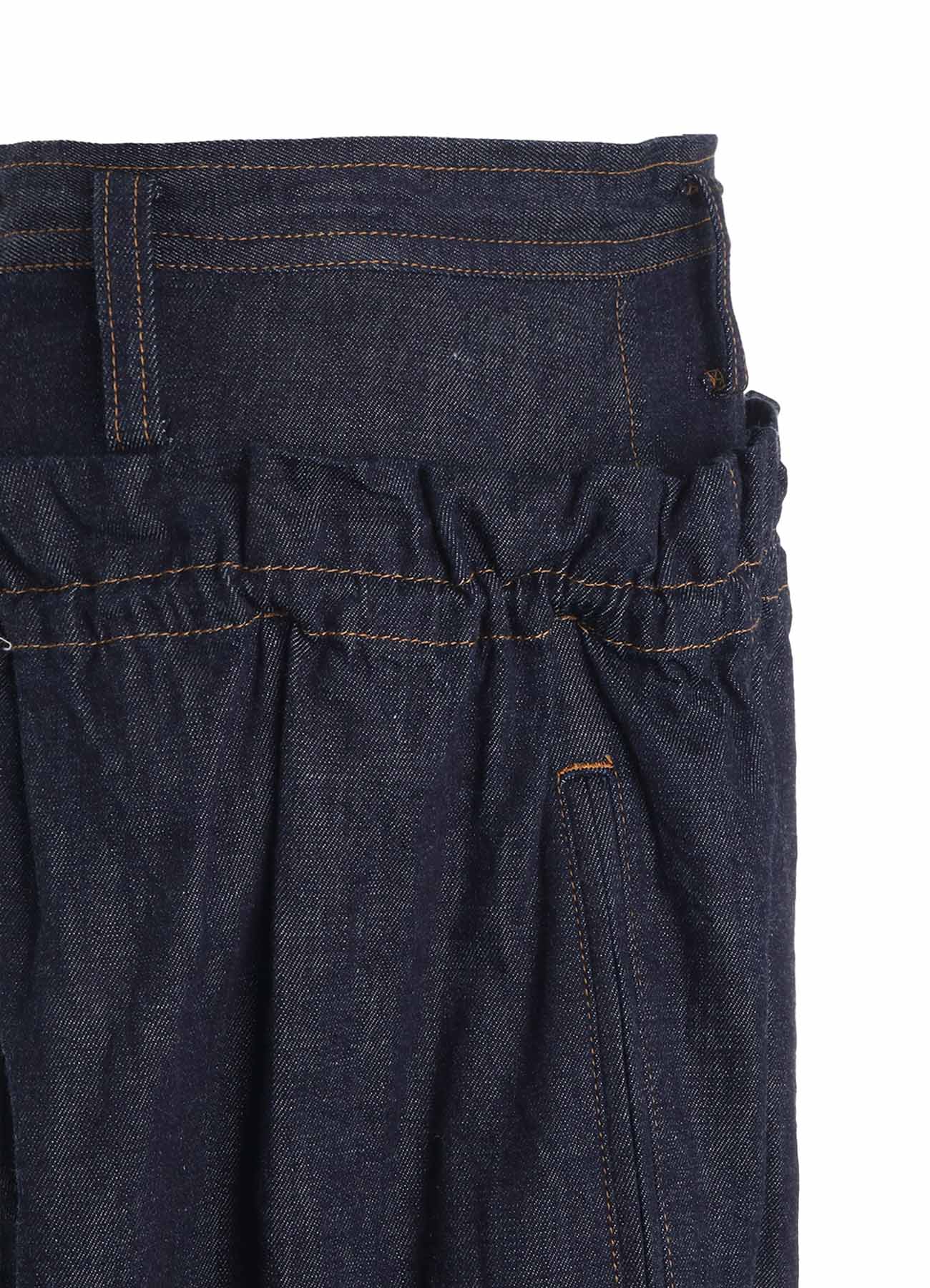 6OZ DENIM DOUBLE ELASTIC WAIST PANTS