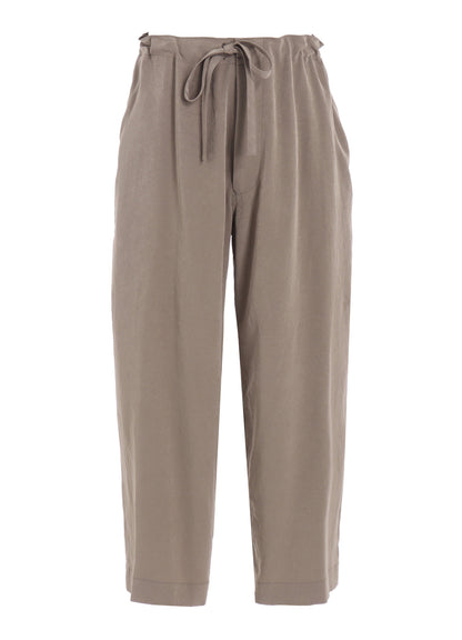 TA/PE CREPE DE CHINE STRING STRAIGHT PANTS