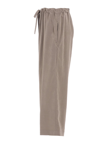 TA/PE CREPE DE CHINE STRING STRAIGHT PANTS