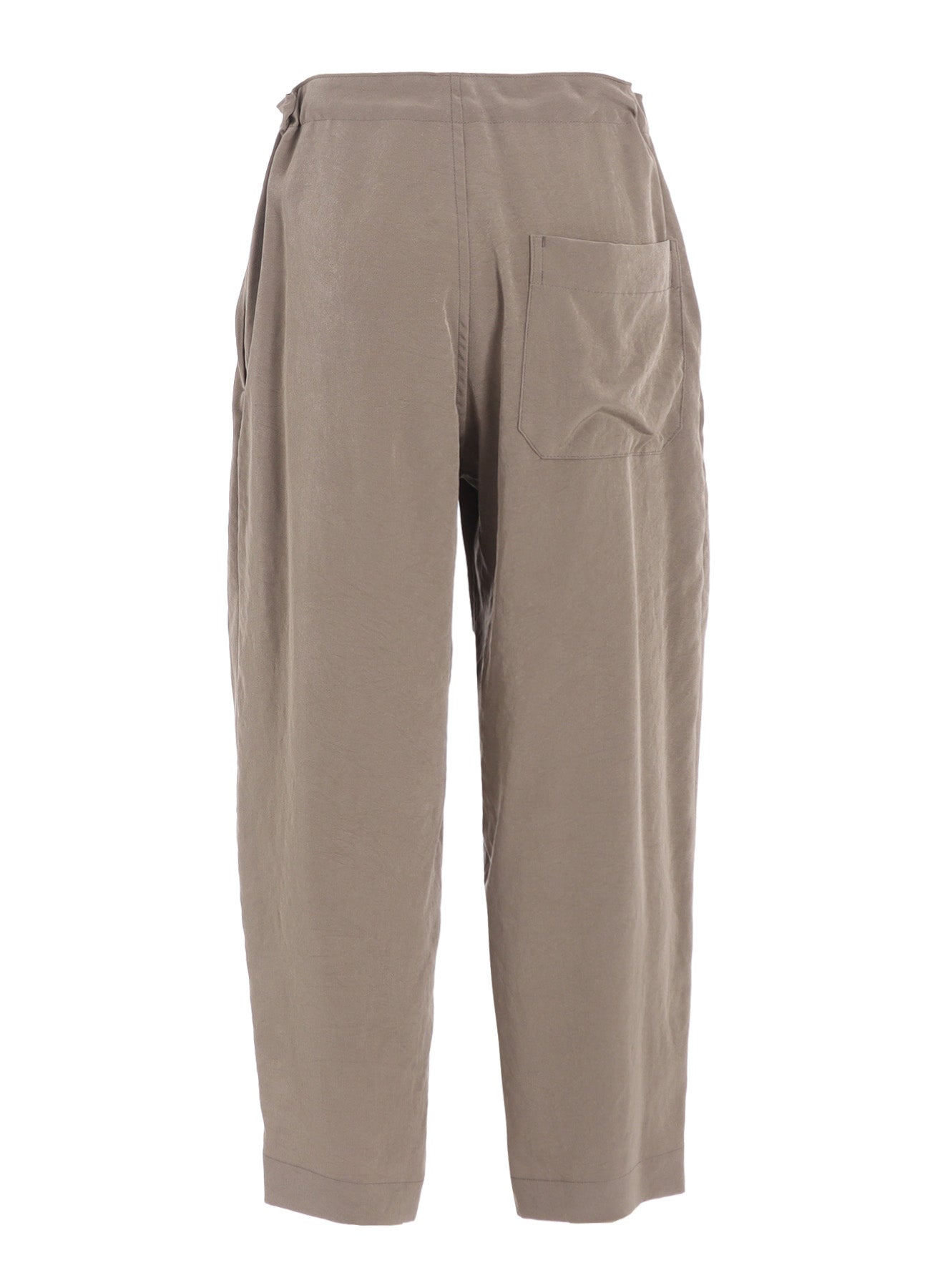 TA/PE CREPE DE CHINE STRING STRAIGHT PANTS