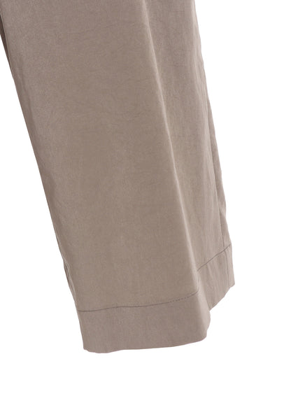 TA/PE CREPE DE CHINE STRING STRAIGHT PANTS
