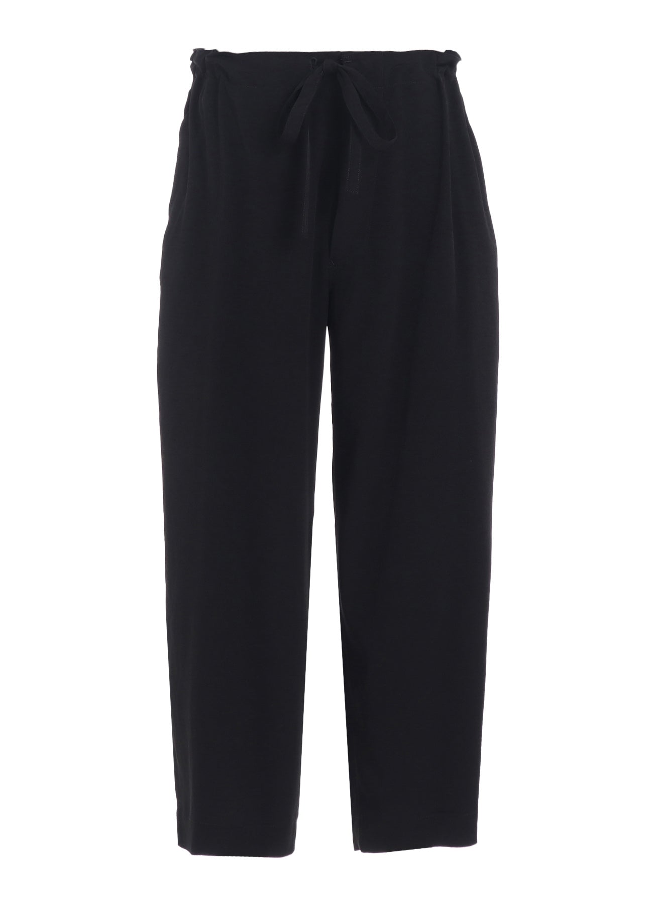 TA/PE CREPE DE CHINE STRING STRAIGHT PANTS