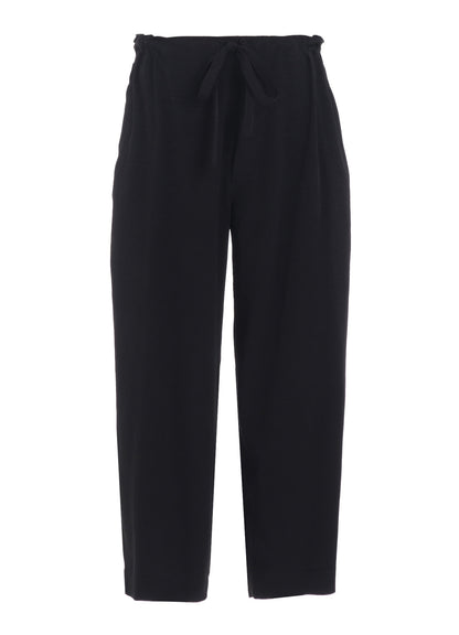TA/PE CREPE DE CHINE STRING STRAIGHT PANTS