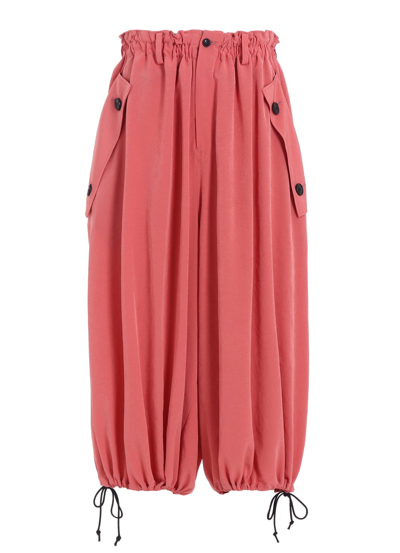 TA/PE CREPE DE CHINE ELASTIC WAIST PANTS