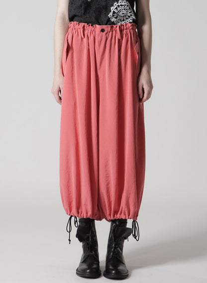 TA/PE CREPE DE CHINE ELASTIC WAIST PANTS